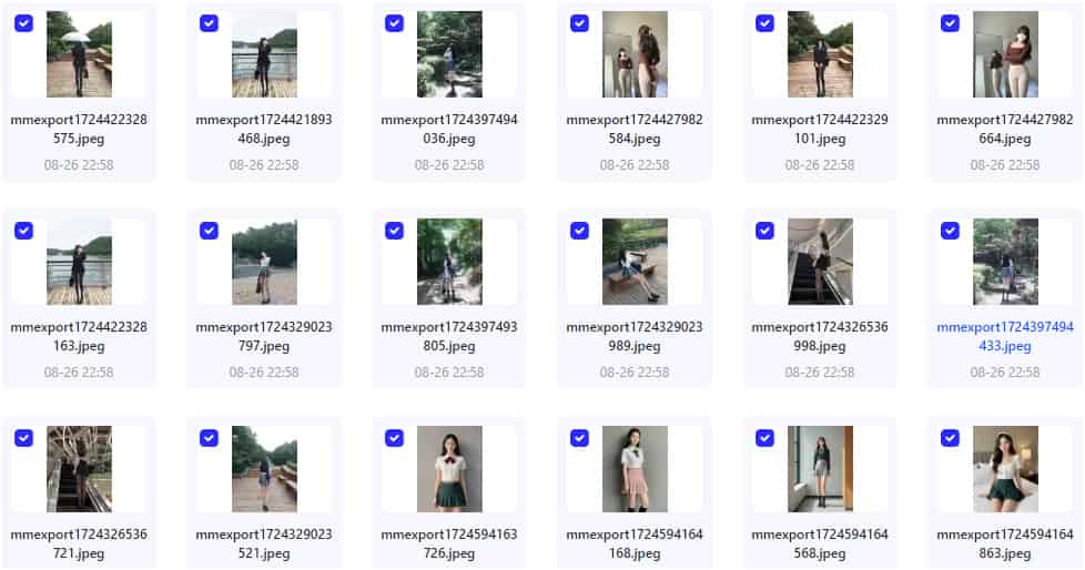 JK装 美女套图 300张壁纸分享 原图更清晰