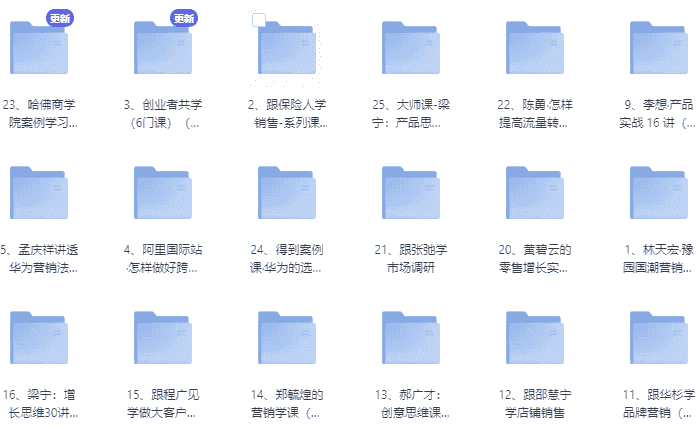 运营、创业、产品、营销（课程大合集） 【11.1GB】