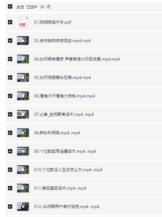 婉婉：主播拉新实操课，人人都能带货爆！爆！爆！【5.1G】